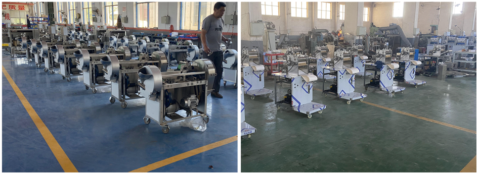 多功能包子機加工生產(chǎn)車間